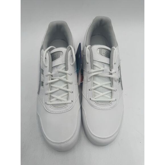 Asics CHEER 8 Women's NEW Athletic Sneaker White/Silver US Size 10 Medium - Picture 6 of 11